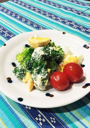 ブロッコリーと卵のミモザサラダ-レシピのメイン写真