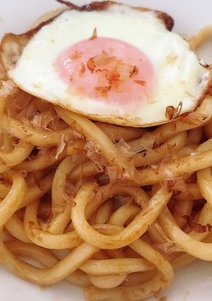 超簡単！10分足らずで出来る焼うどん♪-レシピのメイン写真