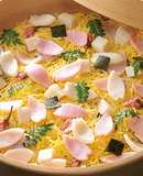 ひなまつりに！かまぼこ花びらごはん