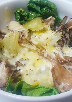 ☆トロトロ丸ごと玉ねぎと舞茸の温サラダ☆-レシピのメイン写真
