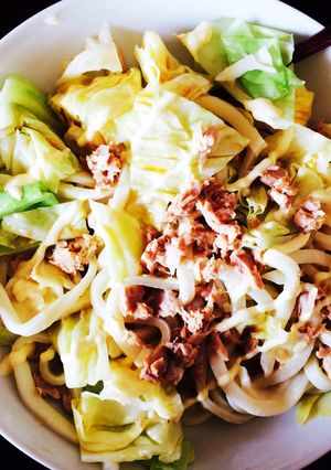 キャベツうどん-レシピのメイン写真