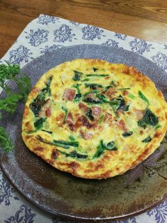 レンジ&トースター!餃子の皮でキッシュ♪-レシピのメイン写真