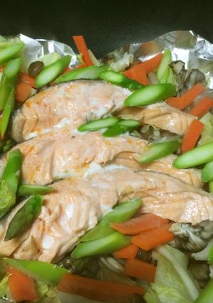 ✿甘酒料理✿糀みるくde鮭ホイル焼き✿-レシピのメイン写真