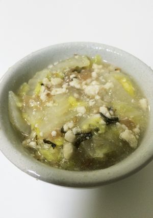 白菜と豚肉の梅しそあん-レシピのメイン写真