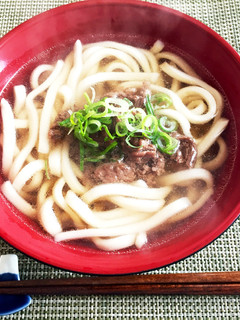 肉うどん-レシピのメイン写真