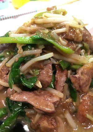 焼肉タレでレバニラ-レシピのメイン写真