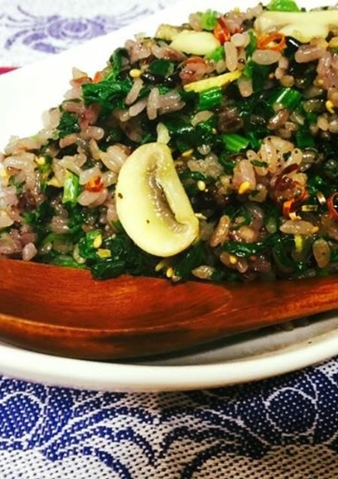 縮みほうれん草の生姜炒飯-レシピのメイン写真