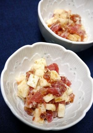 簡単！マグロと長芋の梅ゆず和え-レシピのメイン写真