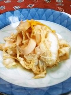 白菜とイカくんのコラボ-レシピのメイン写真