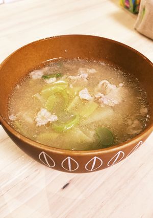 豚肉とキャベツの味噌汁-レシピのメイン写真