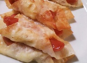 餃子の皮で ウインナーとポテトの揚焼き-レシピのメイン写真