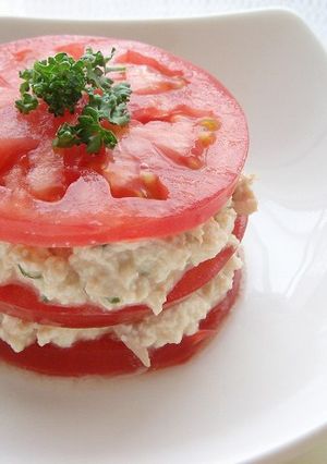 ☆超簡単☆トマトと豆腐のヘルシーサンド-レシピのメイン写真