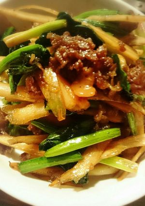 牛肉とゴボウのさっぱり煮物-レシピのメイン写真