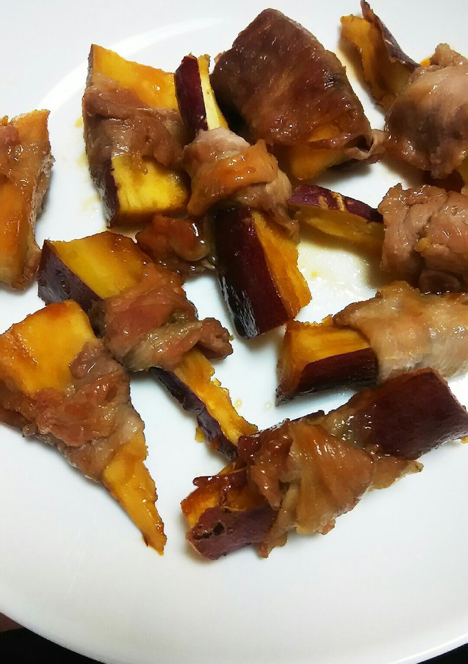 さつまいもの豚肉まき-レシピのメイン写真