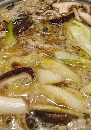 即席鳥パイタン鍋-レシピのメイン写真