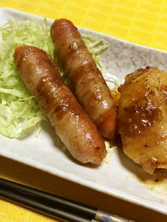 ウインナーと長芋の豚肉巻き-レシピのメイン写真