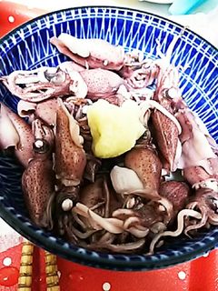 ホタルイカの生姜醤油和え-レシピのメイン写真