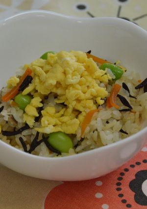 ひじきごはん【柏市学校給食】-レシピのメイン写真