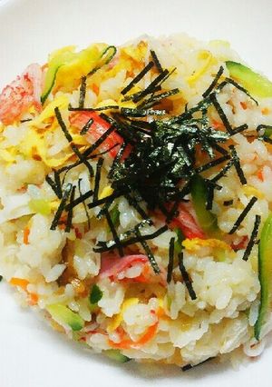 すし太郎で簡単　ちらし寿司　ひな祭りに-レシピのメイン写真