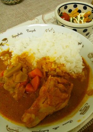 チキンカレー手羽元とりもも使用-レシピのメイン写真