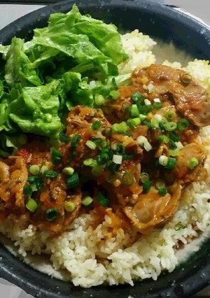 ブラジルの味 砂肝の煮込サフランライス添-レシピのメイン写真