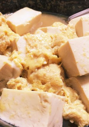 つゆだく豆腐の卵とじ丼！-レシピのメイン写真