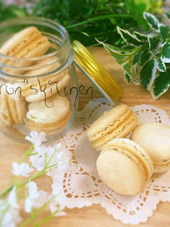 黒糖きな粉クリームの♡きな粉マカロン-レシピのメイン写真