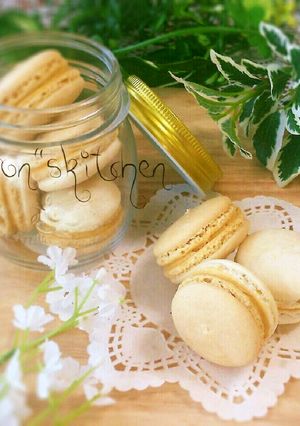 黒糖きな粉クリームの♡きな粉マカロン-レシピのメイン写真
