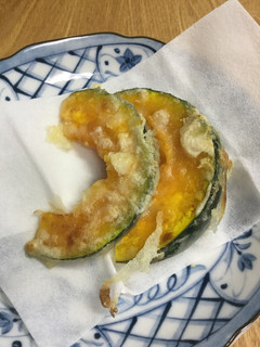 揚げないかぼちゃの天ぷら-レシピのメイン写真