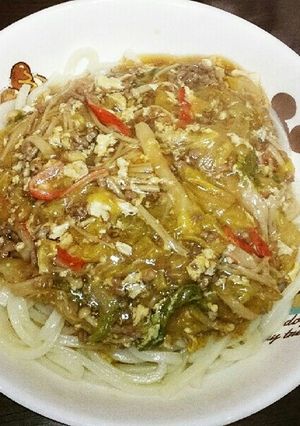 白菜とろとろあんかけうどん★超簡単-レシピのメイン写真
