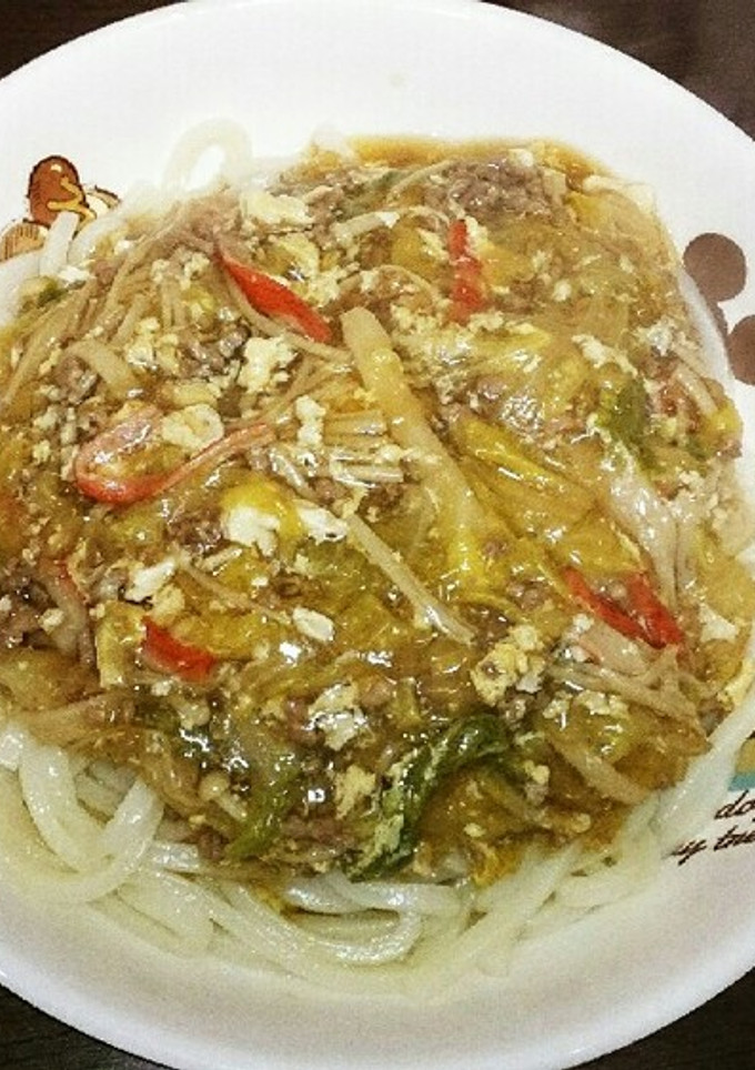 白菜とろとろあんかけうどん★超簡単-レシピのメイン写真