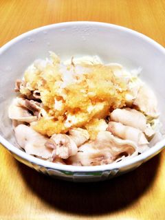 そうめん 豚肉大根おろし柚子ポンがけ-レシピのメイン写真