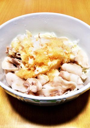 そうめん 豚肉大根おろし柚子ポンがけ-レシピのメイン写真