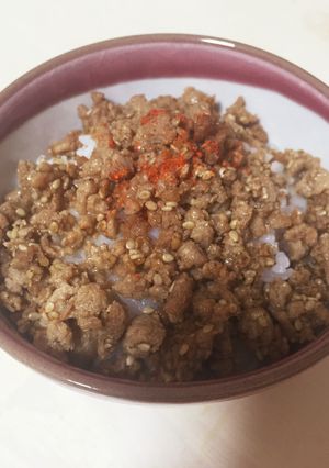 簡単★鶏そぼろ-レシピのメイン写真
