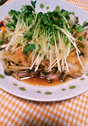 豚肉のさっぱりおろしのせ♪-レシピのメイン写真