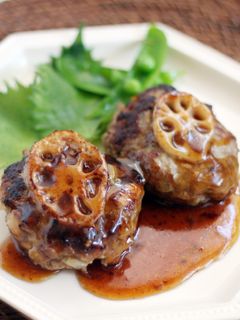 しゃきしゃき食感♪蓮根バーグ-レシピのメイン写真