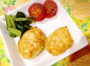 離乳食完了期＊豆腐と鶏ミンチのナゲット-レシピのメイン写真