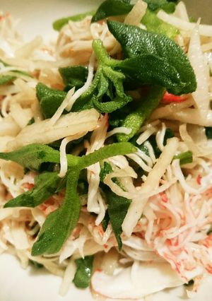 新食感！！アイスプラントの簡単ポン和え-レシピのメイン写真