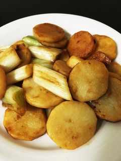 サクホク♡大和芋と長ネギバター醤油炒め-レシピのメイン写真