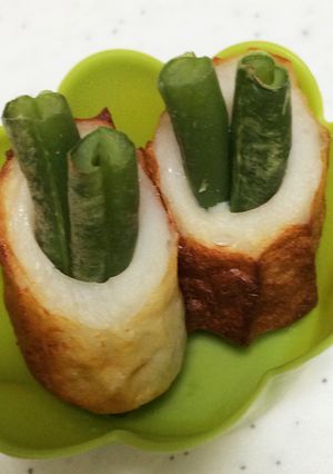 お弁当にあと一品！ インゲン入り竹輪-レシピのメイン写真