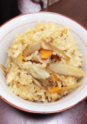 鶏ごぼう炊き込みごはん★-レシピのメイン写真