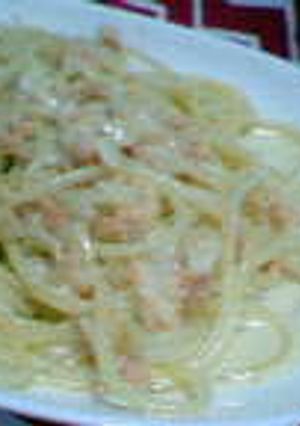 超カンタン　サーモンのクリームパスタ-レシピのメイン写真