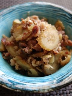 圧力鍋で牛肉とごぼうの時雨煮-レシピのメイン写真