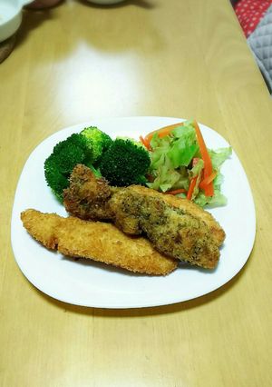 めちゃウマ 簡単ガーリックササミフライ-レシピのメイン写真