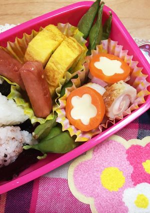 お弁当を簡単&可愛く①ニンジンとチーズ-レシピのメイン写真