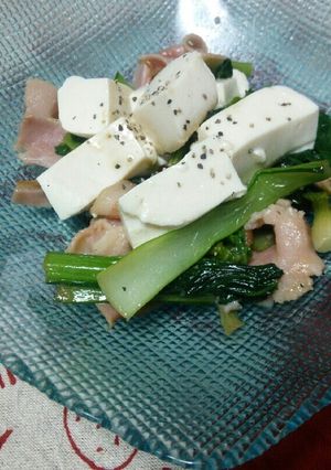 炒めもので豆腐サラダ風-レシピのメイン写真