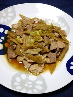 簡単!豚ごぼうの甘辛煮-レシピのメイン写真