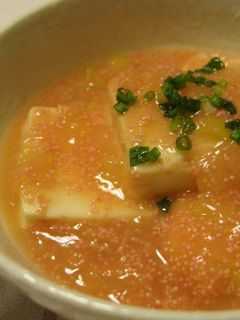 お豆腐の明太子あんかけ-レシピのメイン写真