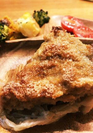 母直伝。ミンチ肉とキャベツのかさね焼き-レシピのメイン写真