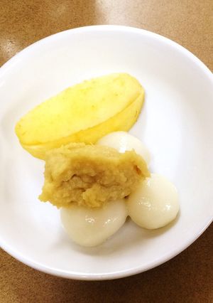 大豆あんで作る★ くるみ団子-レシピのメイン写真